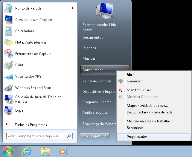 Algumas dicas para o Windows 7 